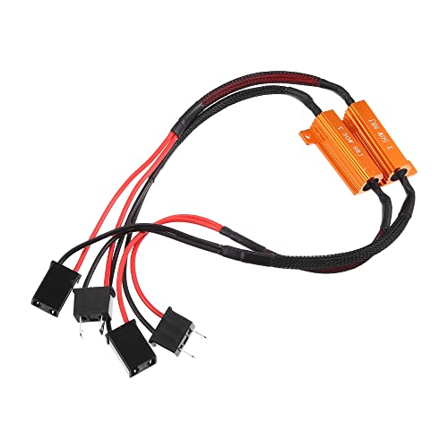 X AUTOHAUX 2 piezas Decodificador Canbus LED H7 para auto miniatura 1