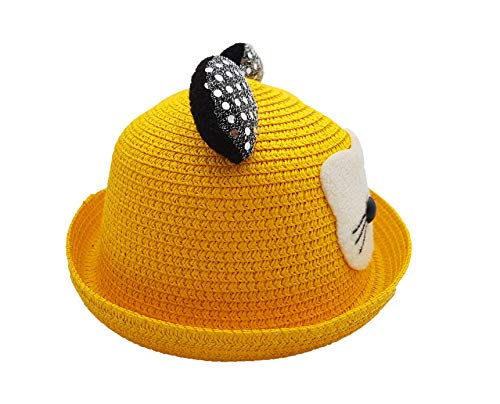 Image of VRITRAZ Baby Boy's and Girl's Kids Children Cute Printed Cartoon Gift Summer Fancy Dress Straw Fasion Hat Cap 1