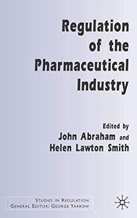 Regulation of the Pharmaceutical Industry 2003rd Edition book cover