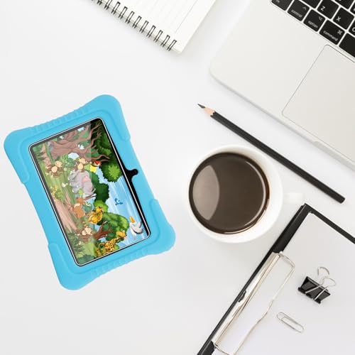 KZIOACSH 2 Pack Screen Protector for Veidoo 7 inch Android Kids Tablet/Veidoo V88 7 Inch, Ultra Clear 9H Hardness Touch Sensitive Anti-Scratch Anti-Fingerprint Protective Tempered Glass Film - Image 7