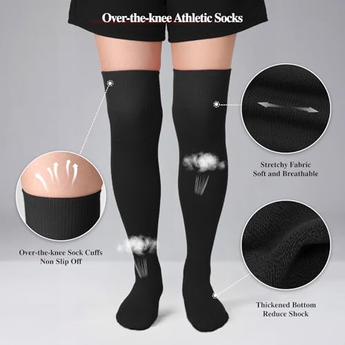 Softball Knee Soccer Socks Baseball Football Socks for Youth Men and Women3