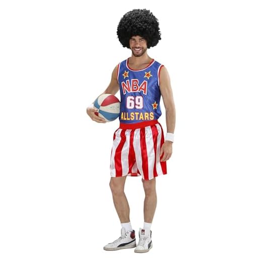 W WIDMANN MILANO Party Fashion - Disfraz jugador baloncesto, deportista, disfraces