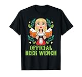 Official Beer Wench Oktoberfest Bartender Bier Serve T-Shirt