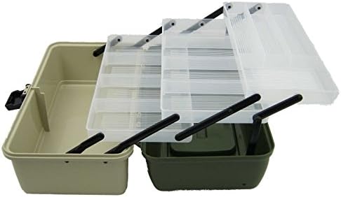 Roddarch 3 Tray Cantilever Fishing Tackle Tough Box