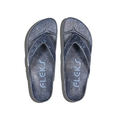 Fleks West Beach Flip Flop, women's, men's, comfort recovery sandal for everyday and sport, arch support, comfortable summer beach walking thong, cushion and support, comfortable twill toe post, water friendly