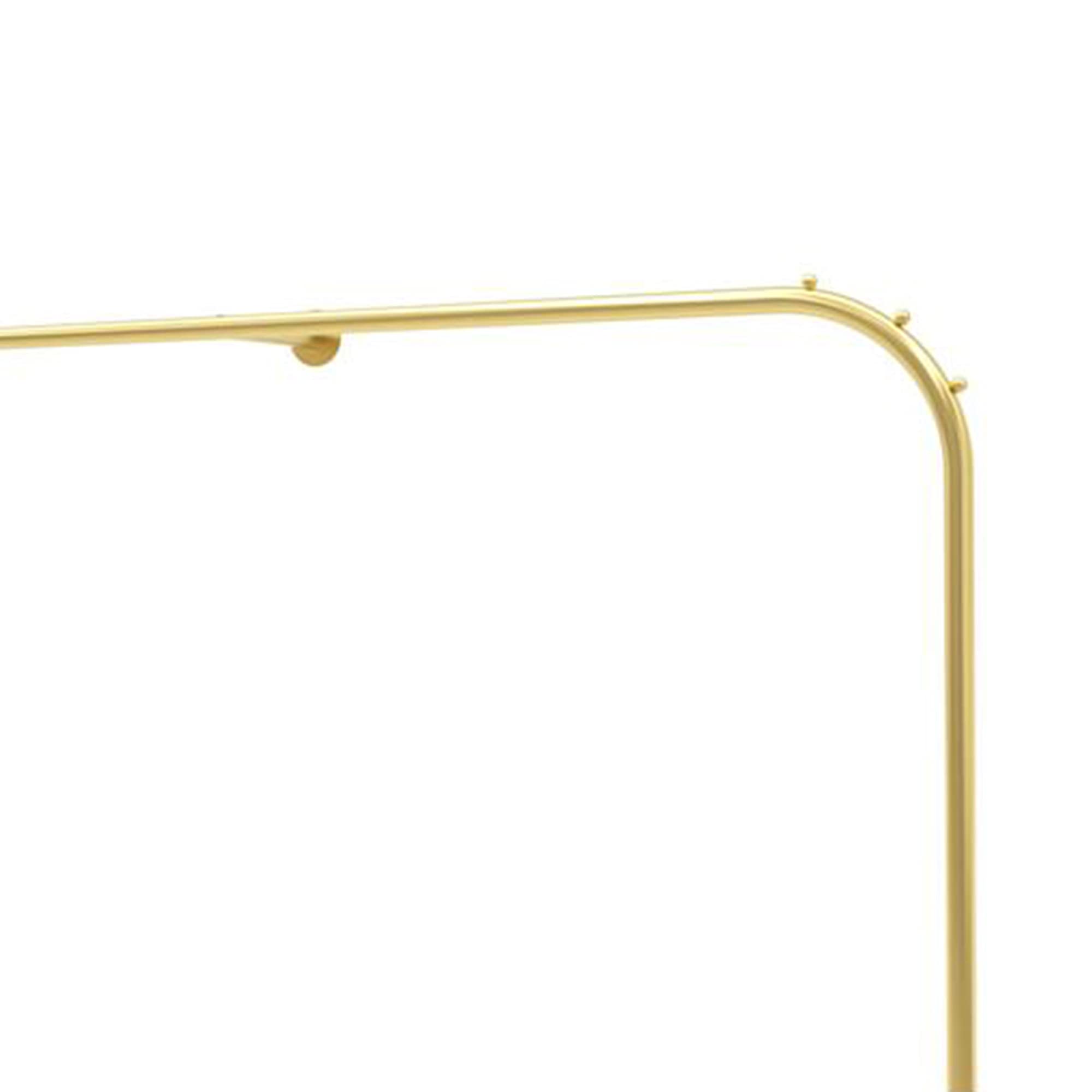 Wandmontierte Kleiderstange, Metall-Heavy-Duty-Kleiderbügel, Garderobe für Damenbekleidung, Einzelhandelsdisplay, Kleiderständer