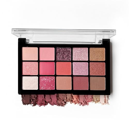 Image of Hilary Rhoda Trendsetter Eyeshadow Palette | Highly Pigmented Shades | Matte & Shimmer Finish | Long-Lasting | All Skin Types | Easily Blendable Eye Makeup Palette - 15g (Rule Breaker - Shade 01)