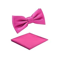 Magenta Bowtie+pocket Square
