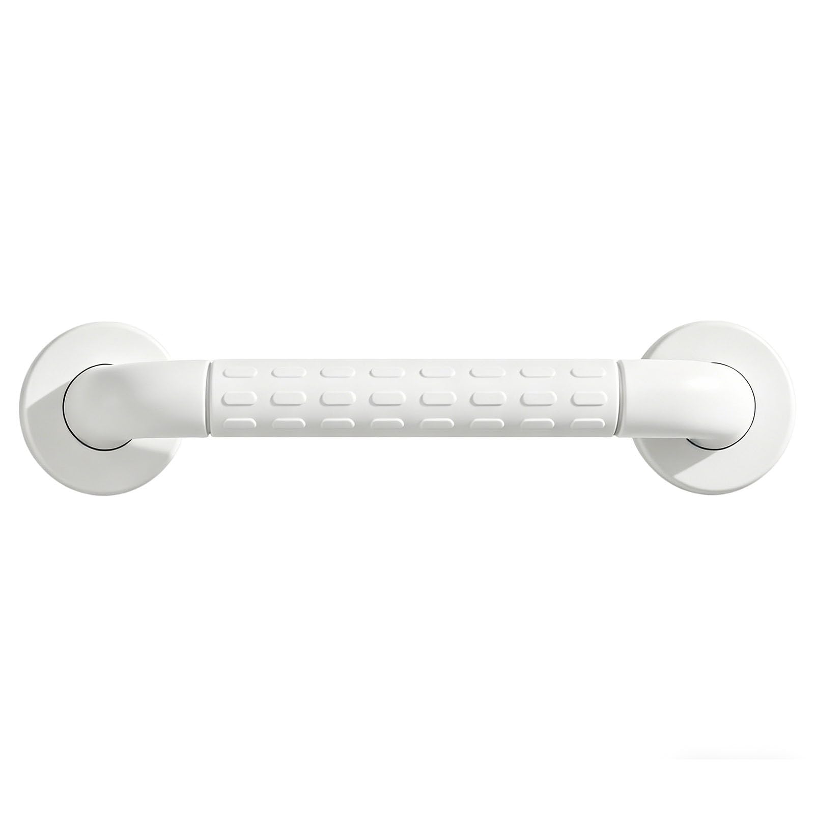 FKXSXAZ Hallway Grab Bars for Seniors and Handicap, Barrier-Free Balance Assist Stairs Handrails with Anti-Rotation Groove, Fall Prevention Stainless Steel Handle Grip(B,30cm(11.81in))
