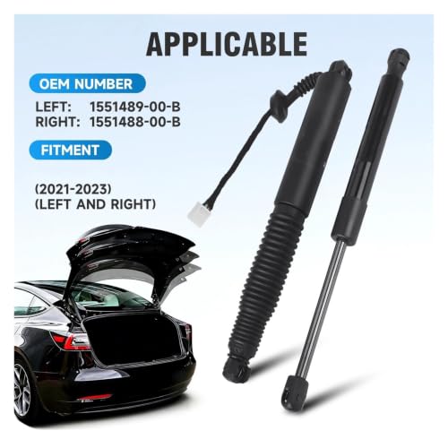 Jambe de force electrique Tesla Model 3 amortisseur hayon 1551488-99-B
