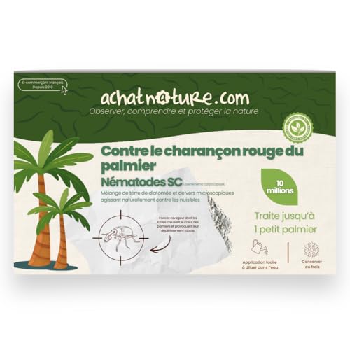 Nematodos SC contra el picudo rojo de la palmera (Para 1 palmera pequeña - 10 millones)