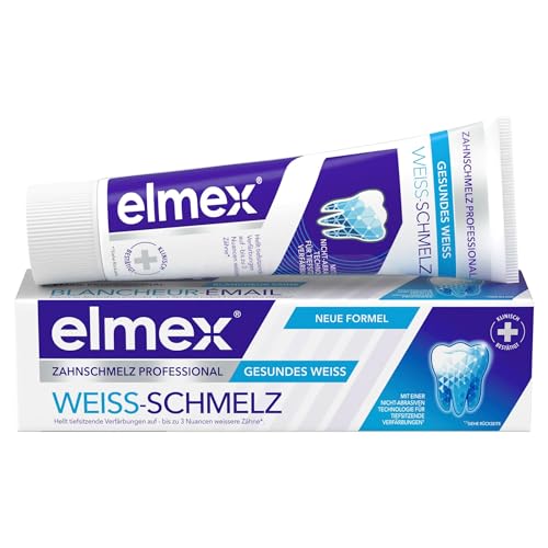 Elmex Zahnschmelz Professional Weiss-Schmelz Zahnpasta, 75 ml Zahncreme
