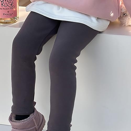 Girls' Winter Fleece Lined Tights Thermal Thicken Underwear for Kids Stretchy Basic Warm Leggings Pantihose2