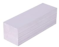 Vista 1 de Barra plana de aluminio cuadrado de 2" (50mm) X 2" (50mm) de 6" de largo, placa de uso general 2" 6061, material de moledor sólido T6511 nuevo