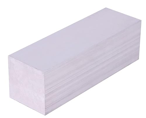 2 "(50 mm) X 2 "(50 mm) Barra plana de aluminio cuadrada 6 "largo 2 "placa de uso general 6061, T6511 sólido nuevo molino Stock