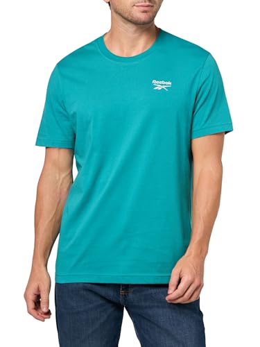 Reebok Id Energy Small Logo t-shirt sport homme en coton noir col rond