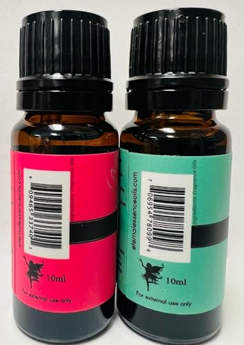 Image of Eternal Essence Oils 2 Pack 10ml Premium Fragrance Oil - Chocolate Mint & Peppermint - for Candle, Soap Making, Aromatherapy, Diffusers, Home Care, & Humidifiers