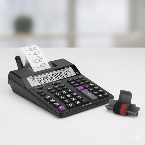 Cinta de tinta IR40T compatible con Citizen CP-13 y Casio HR-100TM bicolor 4