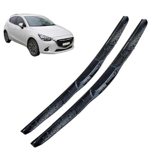 Balais d'essuie-glace haut de gamme pour Mazda 2 Demio DJ DL durabilité et caoutchouc souple