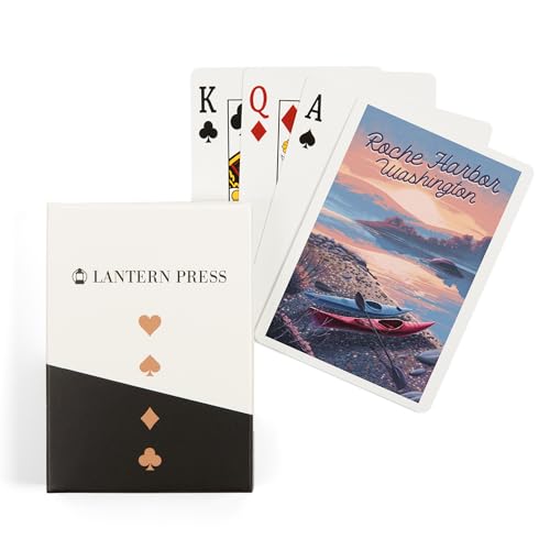 Lantern Press Roche Harbor, 52 Naipes Poker