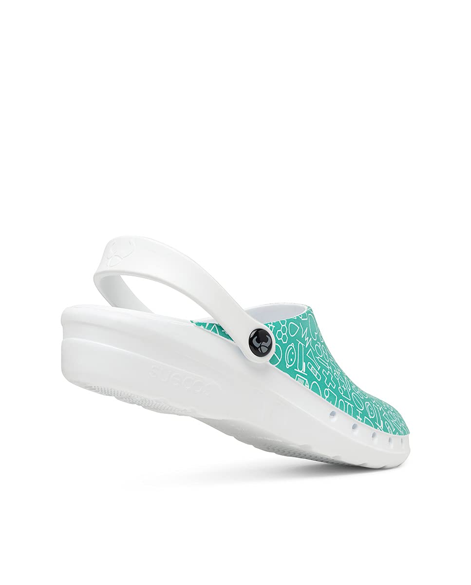 Suecos Oden Print, Zuecos de Trabajo Unisex Adulto
