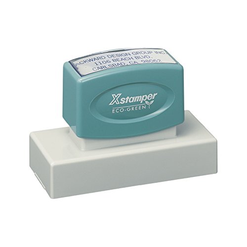 Xstamper Pre-Inked Custom Stamp N24 1-3/16" x 3-1/8"