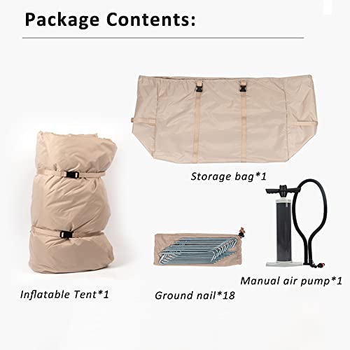 Carpa inflable para 3-5 personas, fácil armado y impermeable miniatura 4