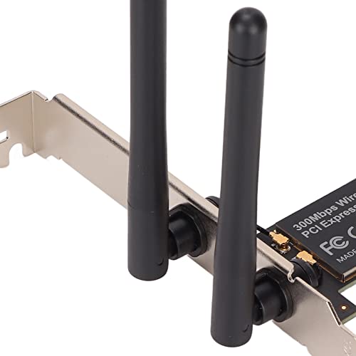 Tarjeta WiFi PCIe Dilwe para PC, tecnología 11N, antenas de alta ganancia, 802.11b/g/n, 300 Mbps, compatible con Windows 10/8.1/8/7 y Linux miniatura 6