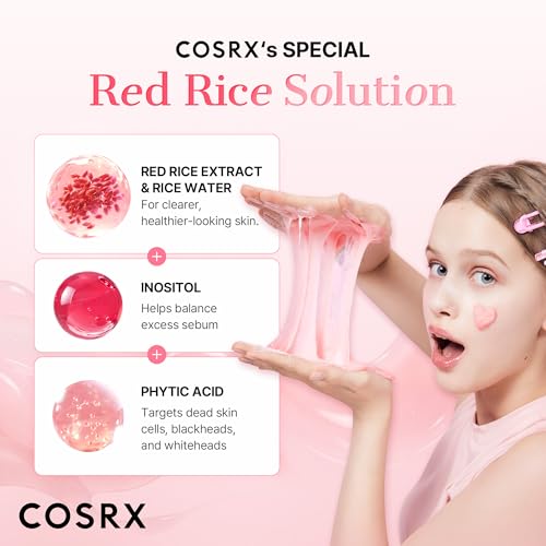 Image of COSRX Low pH Pore Deep Cleanser, Gentle Exfoliating Face Wash for Blackheads, Clogged Pores with Red Rice & Inositol, AHA BHA PHA, Non-Comedogenic, For Sensitive Skin, Korean Skin care, 5.07 fl.oz.
