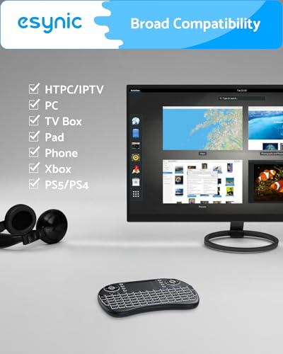 Teclado inalámbrico retroiluminado para controlar tu Android Box con panel táctil 7