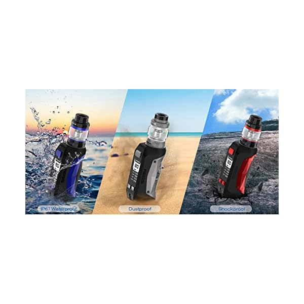 Original Geekvape Aegis 80W Mini Kit 2200mah mit 5.5ml Cerberus Tank Atomizer verdampfer verdampferkopf, kein Nikotin… – Bild 8