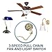 HQRP Switch 3-Speed Pull Chain Control Ceiling Fan Сompatible with Harbor Breeze Ceiling Fan