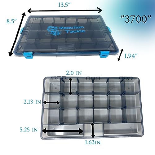 Reaction Tackle Ultimate Tackle Box Trays: Organize, Store, And Dominate With Our 4-Pack Kit! Perfect For Anglers On The Go - 3700 4-Pack #TOP1