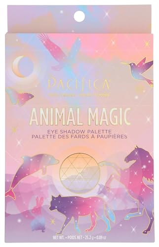 Pacifica Eyeshadow Palette &ndash; Animal Magic with Colorful Blendable Shades, Highly Pigmented Mineral...