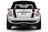 The Pixel Hut gs00263 Gloss Black Boot Trunk Lid Stripes for MINI Cooper and S R56 (2007-2013)