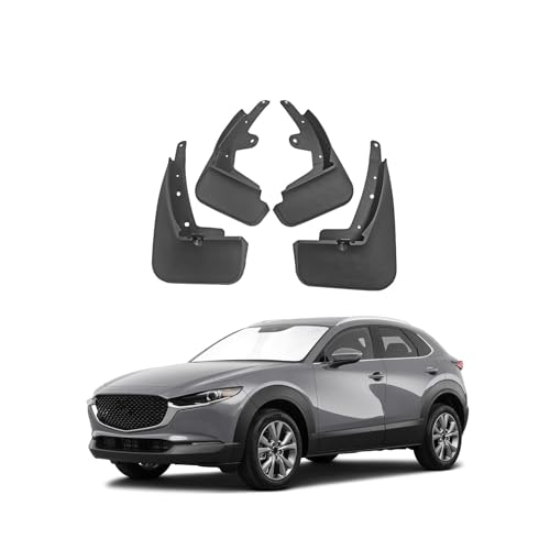 Garde-Boue Avant Arrière pour CX-30 2019-2025 Bavettes Anti-Éclaboussures Auto 4PC
