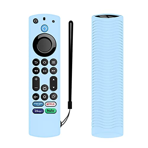 Voice Control silicone Remote Case for Toshiba/Insignia Fire TV Omni Series or 4-Series - Anti Slip...