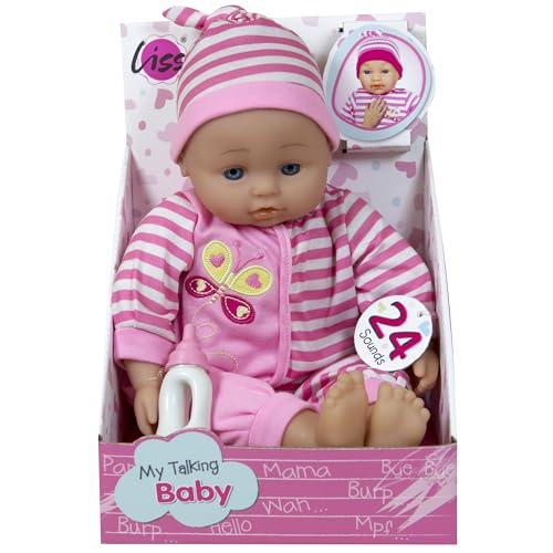 Muñeca Lissi Talking Baby 16 Pulgadas Rosa miniatura 2