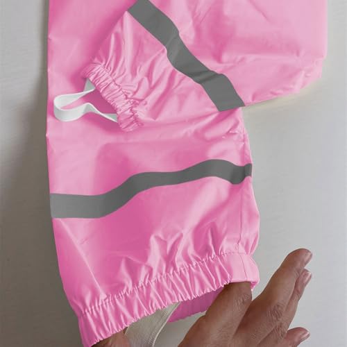 Boys Girls Rain Pants Kids Waterproof Elastic Waist Hiking Pants Windproof Outdoor Fishing Active Athletic Trousers3