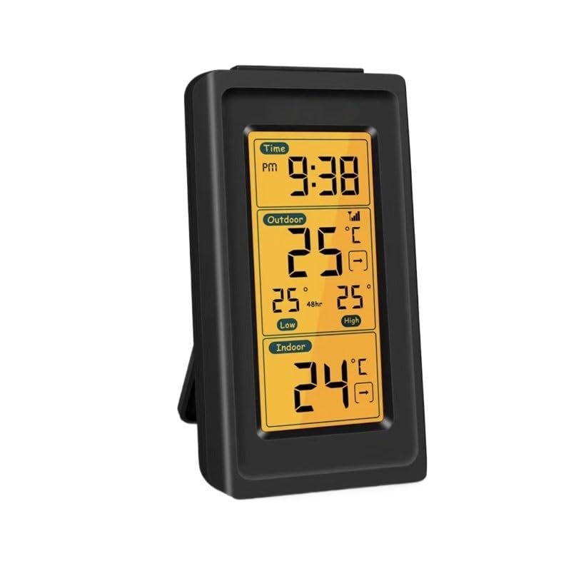 Wireless Thermometer with Temperature Humidity Display for Home Use Featuring High Accuracy