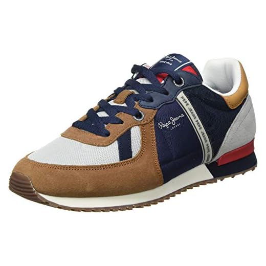 Pepe Jeans Tinker Zero 21, Zapatillas Hombre, 879cognac, 44 EU