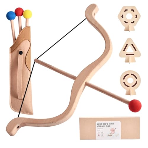 Jeu de tir à l'arc en bois pour enfant, cadeau d'anniversaire fille garçon
