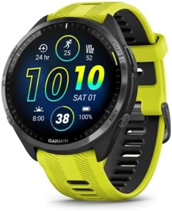 Garmin Relógio Forerunner 965 Amarelo 47mm com Monitor Cardíaco d...