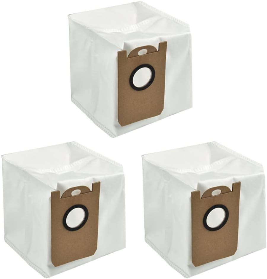YUETTYY 6 Pack Dust Bags Replacement for Ultenic T10 Robot Vacuum Cleaner Parts, Leakproof Dedicated Large Capacity Dust Bags (3)