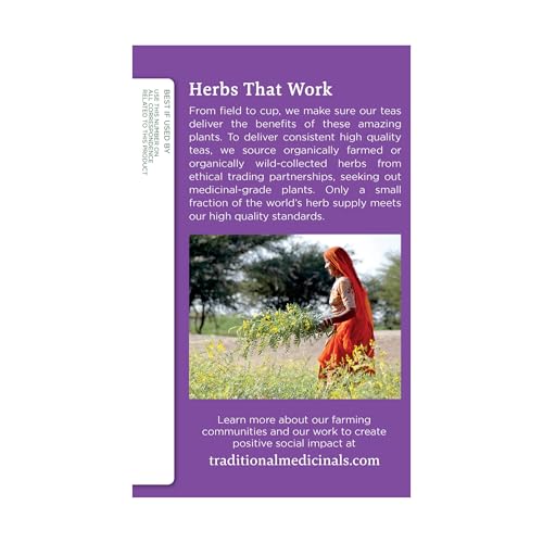 Traditional Medicinals Organic, Smooth Move Tea, Peppermint & Senna - Helps Relieve Constipation Overnight - Kosher, Non-GMO, Caffeine-Free, Compostable - 16 Tea Bags - Image 4