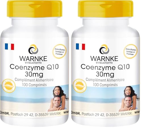 Coenzyme Q10 30 mg pour l'énergie cellulaire et la protection antioxydante au quotidien
