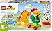 LEGO My First Duplo Animal Train Toy with Wheels for Babies, Animals to Build with Creativity, Children's Educational Game, Birthday Gift for Children 1.5 Years and Over 10412