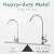 AULEEND 100% Lead-Free Brass Kitchen Water Filter Faucet, Sink Water Filter System, Suitable for Most Reverse Osmosis or Water Filtration Systems, Kitchen bar Sink Drinking Faucet (Brushed Nickel)