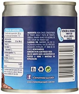 MexGrocer Clemente Jacques Chipotle Peppers in Adobo Sauce 210 g (Pack of 3)