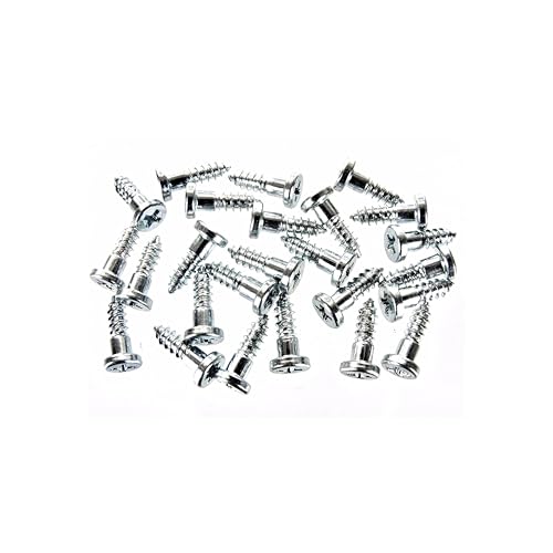 Retro-Motive #117 Windshield/Rear Window Trim Molding Clip Screw-in Stud, Zinc Finish, 4 x 3/8" Phillips - 7/32" Head (25 Pieces)